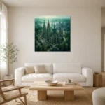 Premium Wall Art Kare Html Edition – GOTHIC0826043 styled in a refined neutral interior