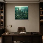 Premium Wall Art Kare Html Edition – GOTHIC0826043 displayed in a contemporary gallery-inspired room