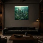 Premium Wall Art Kare Html Edition – GOTHIC0826043 shown in a warm modern interior