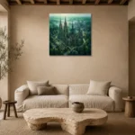 Premium Wall Art Kare Html Edition – GOTHIC0826043 presented in a sophisticated home setting