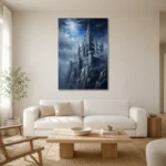 Premium Wall Art Dikey Html Edition – GOTHIC0826049 styled in a refined neutral interior