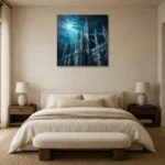 Premium Wall Art Kare Html Edition – GOTHIC0826052 showcased in an elegant minimalist interior