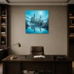 Premium Wall Art Kare Html Edition – GOTHIC0826053 displayed in a contemporary gallery-inspired room