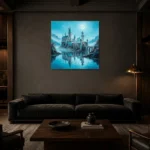 Premium Wall Art Kare Html Edition – GOTHIC0826053 shown in a warm modern interior