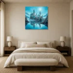 Premium Wall Art Kare Html Edition – GOTHIC0826053 showcased in an elegant minimalist interior