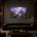 Premium Wall Art Yatay Html Edition – GOTHIC0826057 shown in a warm modern interior