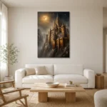 Premium Wall Art Dikey Html Edition – GOTHIC0826058 styled in a refined neutral interior