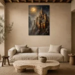 Premium Wall Art Dikey Html Edition – GOTHIC0826058 presented in a sophisticated home setting