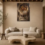Premium Wall Art Dikey Html Edition – GOTHIC0826059 presented in a sophisticated home setting