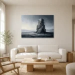 Premium Wall Art Yatay Html Edition – MINIMALIST0826010 styled in a refined neutral interior