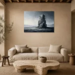 Premium Wall Art Yatay Html Edition – MINIMALIST0826010 presented in a sophisticated home setting