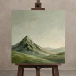 Premium Wall Art Kare Html Edition – MINIMALIST0826016 displayed on a studio easel
