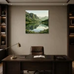 Premium Wall Art Kare Html Edition – MINIMALIST0826018 displayed in a contemporary gallery-inspired room