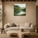 Premium Wall Art Kare Html Edition – MINIMALIST0826018 presented in a sophisticated home setting