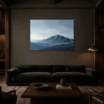 Premium Wall Art Yatay Html Edition – MINIMALIST0826019 shown in a warm modern interior