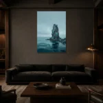 Premium Wall Art Dikey Html Edition – MINIMALIST0826023 shown in a warm modern interior