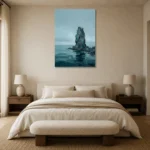 Premium Wall Art Dikey Html Edition – MINIMALIST0826023 showcased in an elegant minimalist interior