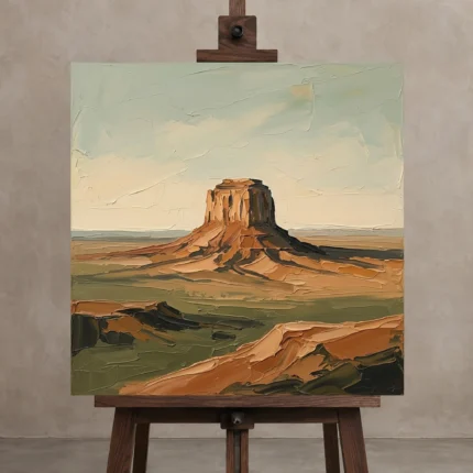 Premium Wall Art Kare Html Edition – MINIMALIST0826025 displayed on a studio easel