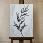 Premium Wall Art Dikey Html Edition – MINIMALIST0826033 displayed on a studio easel