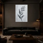 Premium Wall Art Dikey Html Edition – MINIMALIST0826033 shown in a warm modern interior
