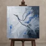 Premium Wall Art Kare Html Edition – MINIMALIST0826034 displayed on a studio easel