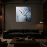 Premium Wall Art Kare Html Edition – MINIMALIST0826034 shown in a warm modern interior