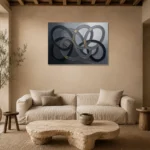 Premium Wall Art Yatay Html Edition – MINIMALIST0826038 presented in a sophisticated home setting