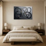 Premium Wall Art Yatay Html Edition – MINIMALIST0826038 showcased in an elegant minimalist interior
