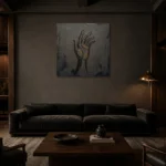 Premium Wall Art Kare Html Edition – MINIMALIST0826043 shown in a warm modern interior