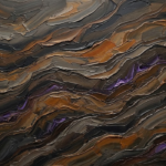 Espresso Gallery beige minimalist art print featuring flowing mineral-inspired abstract formations in warm earthy tones with subtle violet accents for elegant interiors