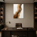 Premium Wall Art Dikey Html Edition – MINIMALIST0826049 displayed in a contemporary gallery-inspired room