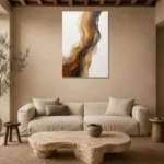 Premium Wall Art Dikey Html Edition – MINIMALIST0826049 presented in a sophisticated home setting