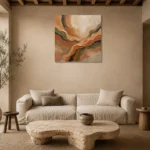 Premium Wall Art Kare Html Edition – MINIMALIST0826054 presented in a sophisticated home setting