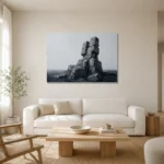Premium Wall Art Yatay Html Edition – MINIMALIST0826056 styled in a refined neutral interior