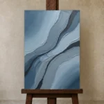 Premium Wall Art Dikey Html Edition – MINIMALIST0826059 displayed on a studio easel