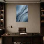Premium Wall Art Dikey Html Edition – MINIMALIST0826059 displayed in a contemporary gallery-inspired room