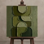 Premium Wall Art Kare Html Edition – MINIMALIST0826063 displayed on a studio easel