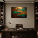 Premium Wall Art Yatay Html Edition – MINIMALIST0826074 displayed in a contemporary gallery-inspired room