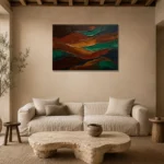 Premium Wall Art Yatay Html Edition – MINIMALIST0826075 presented in a sophisticated home setting