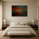 Premium Wall Art Yatay Html Edition – MINIMALIST0826075 showcased in an elegant minimalist interior