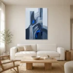 Premium Wall Art Dikey Html Edition – MINIMALIST0826076 styled in a refined neutral interior