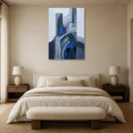 Premium Wall Art Dikey Html Edition – MINIMALIST0826076 showcased in an elegant minimalist interior