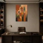 Premium Wall Art Dikey Html Edition – MINIMALIST0826086 displayed in a contemporary gallery-inspired room