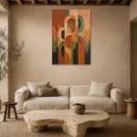 Premium Wall Art Dikey Html Edition – MINIMALIST0826086 presented in a sophisticated home setting