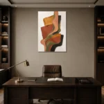 Premium Wall Art Dikey Html Edition – MINIMALIST0826087 displayed in a contemporary gallery-inspired room