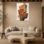 Premium Wall Art Dikey Html Edition – MINIMALIST0826087 presented in a sophisticated home setting