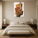 Premium Wall Art Dikey Html Edition – MINIMALIST0826087 showcased in an elegant minimalist interior