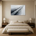Premium Wall Art Yatay Html Edition – MINIMALIST0826093 showcased in an elegant minimalist interior