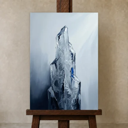 Premium Wall Art Dikey Html Edition – MINIMALIST0826094 displayed on a studio easel