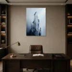 Premium Wall Art Dikey Html Edition – MINIMALIST0826094 displayed in a contemporary gallery-inspired room